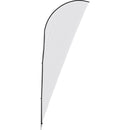 Legend 2m Sublimated Sharkfin Double-Sided Flying Banner - 1 Complete Unit (includes Branding) (Code: DISPLAY-7012)